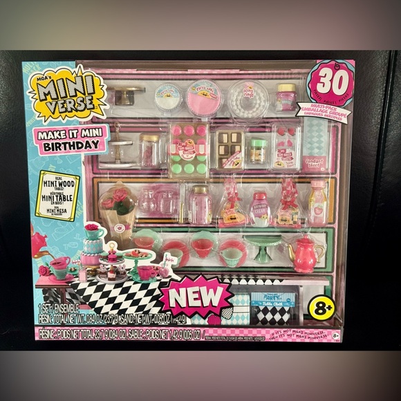 Miniverse Other - NEW Birthday Multi Pack Make it Mini 30 pc set multipack Miniverse MGA tea party